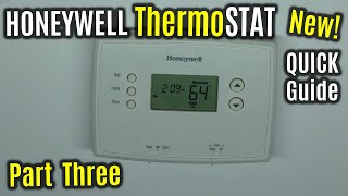 Honeywell RTH2510 7-day Thermostat | MANUAL Override Programming | UPDATED How to QUICK Guide