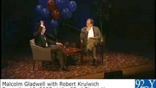 Malcolm Gladwell and Robert Krulwich at the 92nd Street Y