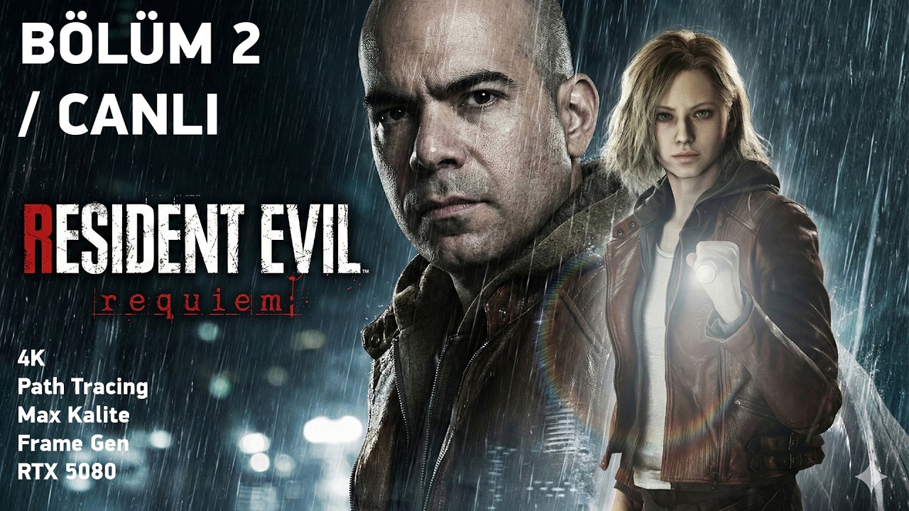 Resident Evil Requiem Bölüm 2 / 4K Canlı Max Kalite #rtxon