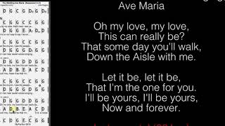 The Wedding (Ave Maria) Chords at MyPartitur Lyrics