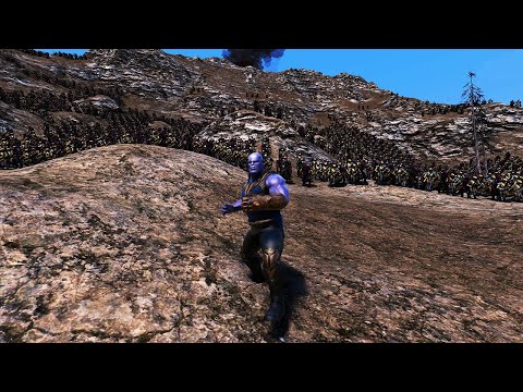 Iron Man, Captain America, Spider-Man & Hulk against Thanos ! Ultimate Epic Battle Simulator - UEBS