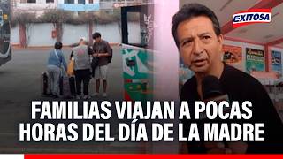 🔴🔵 Terminal terrestre de Yerbateros: Familias viajan a pocas horas del Día de la Madre