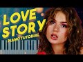 Sarah Cothran - Love Story | Piano Tutorial