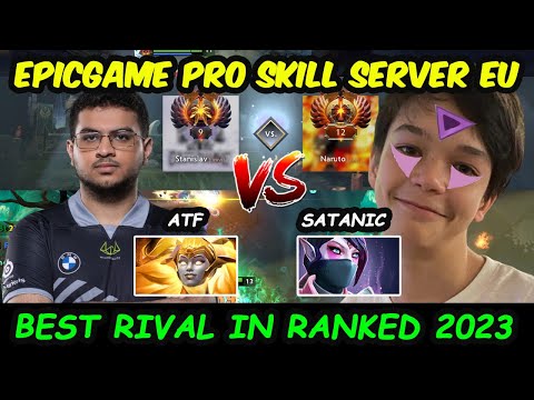 Satanic vs ATF - Best RIVAL IN RANKED 2023 !! Templar vs Dawnbreaker Lane Phase Battle