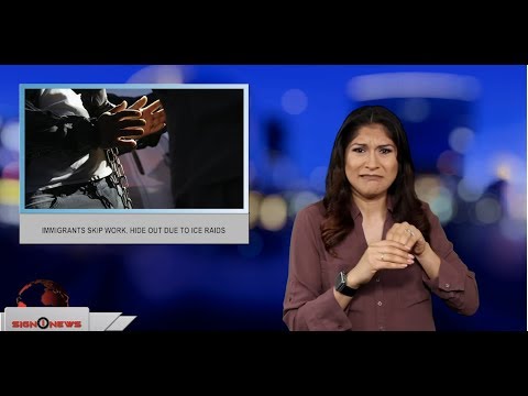 Immigrants skip work, hide out due to ICE raids (ASL - 7.12.19)
