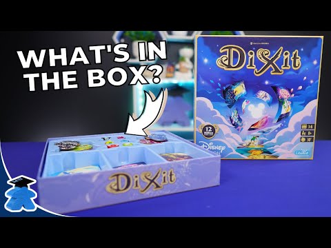 Dixit Disney - Showing you the cards, new style vote counter, and meeples