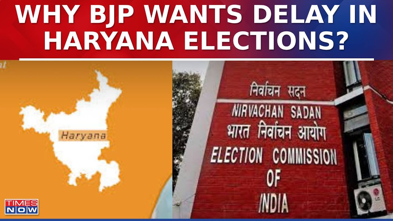Congress Criticizes Election Postponement Request Letter To EC, BJP Anxious For 2024 Haryana Polls?