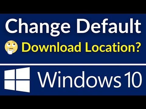 How To Change Default Download Location In Windows 10 | Change Default Download Folder Easily