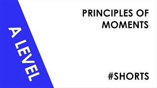 Principles of Moments - A LEVEL #Shorts