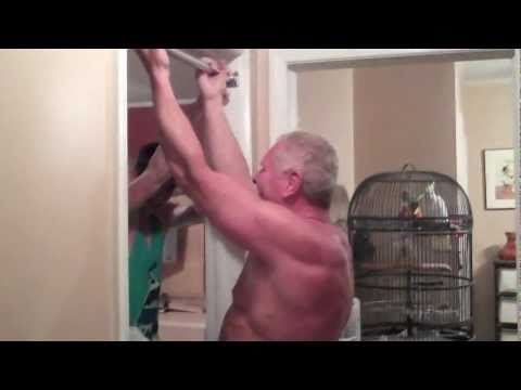 71 Year Old Grandpa Does 14 Chin-Ups