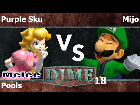 DIME 18 Melee - Purple Sku (Peach) vs Mijo (Luigi) - Pools