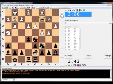 5 minute chess #54: GM Danyyil Dvirnyy vs IM Greg Shahade - English Opening