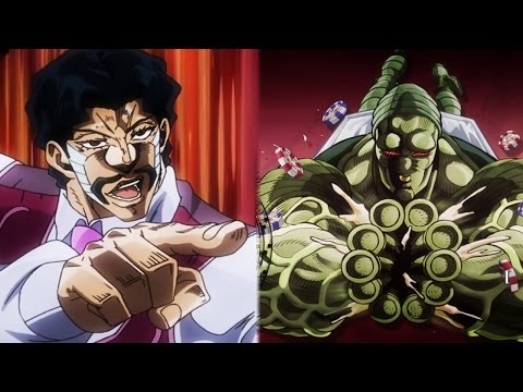 JoJo's Bizarre Adventure Stardust Crusaders Episode 34 スターダストクルセイダース Review - D'Arby the Gambler