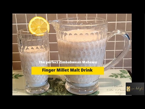 How to make mahewu at home | Maheu | Mageu | Amahewu recipe | Finger millet  malt drink