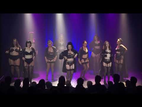 Beginner Classic Burlesque students perform Love For Sale - The Bombshell Burlesque Academy