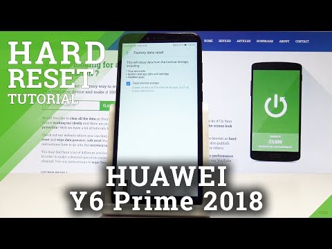 How to Factory Reset HUAWEI Y6 Prime 2018 - Wipe Data / Master Reset Tutorial