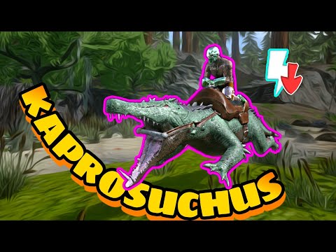 kaprosuchus tu lo odias amas o lo vez útil sus usos claro q los tiene sorprende te  ark mobile