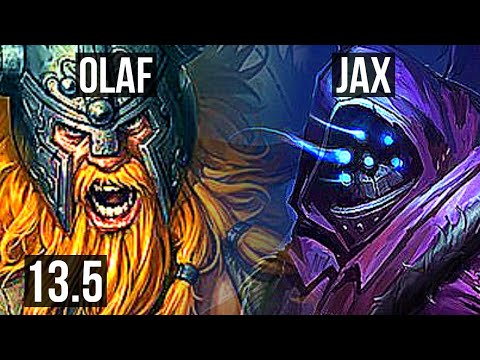 OLAF vs JAX (TOP) | 5/0/5, 65% winrate | KR Master | 13.5