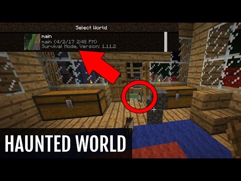 Is this Minecraft World HAUNTED? (Scary Minecraft World)