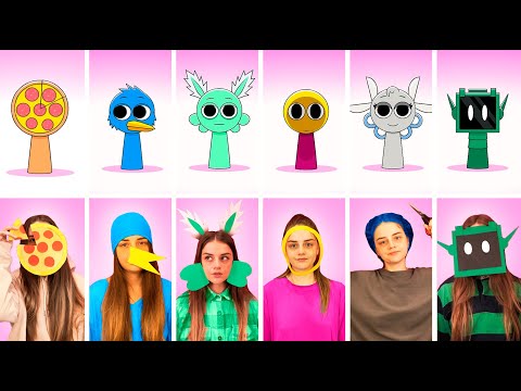 Sprunki 4 Phase 4 OC MR. PIZZA Incredibox in Real life. ❤️ #sprunki #incredibox