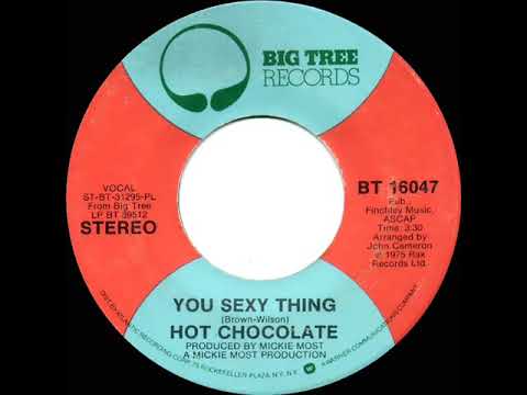 1976 HITS ARCHIVE: You Sexy Thing - Hot Chocolate (a #2 record--stereo 45 single version)