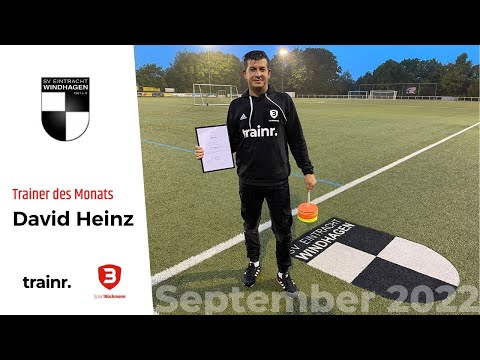 Trainer des Monats - September 2022 | David Heinz (SV Eintracht Windhagen)
