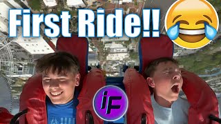 Slingshot Orlando!/Tanner and Carter take a ride way up High!! LOL