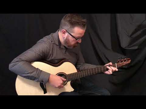 Strahm Eros Crelicam Ebony Guitar at Guitar Gallery