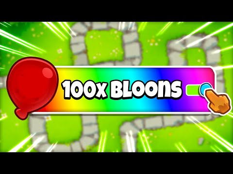 100x bloons on Monkey Meadow
