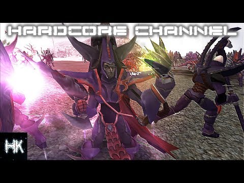 Warhammer 40 000 Soulstorm No Limit Mod RT - 1v3 Dark Eldars vs Necrons Предел возможного