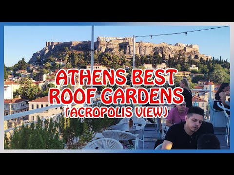 Athens : Best ROOFTOP Bars & Restaurants (Acropolis View)