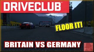 DriveClub - Britain Vs Germany - with Commentary !!