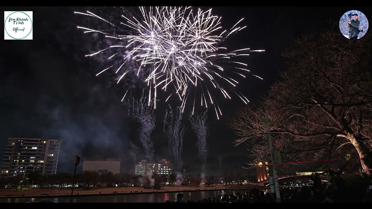 卒業を祝うエール花火開催！Pháo hoa chúc mừng lễ tốt nghiệp #hanabi #hana #phaohoatet #pháobông