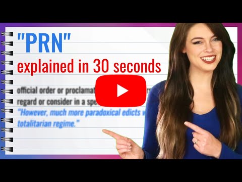 What Does PRN Mean? 🩺 Explained in 30 Seconds!