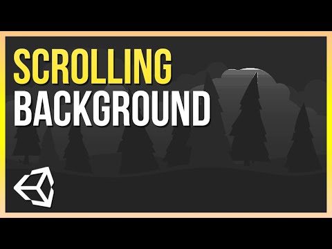 SCROLLING BACKGROUND in Unity | Unity Anfänger Tutorial Deutsch