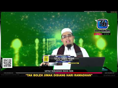 [Tazkirah]Tak Boleh Jimak Disiang Hari Bulan Puasa - Ustaz Norashan Mohd Nor