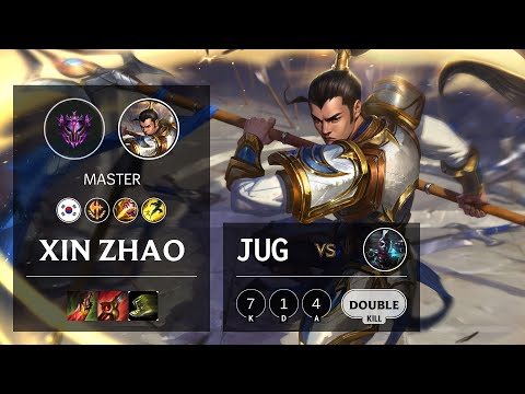 Xin Zhao Jungle vs Ekko - KR Master Patch 10.13