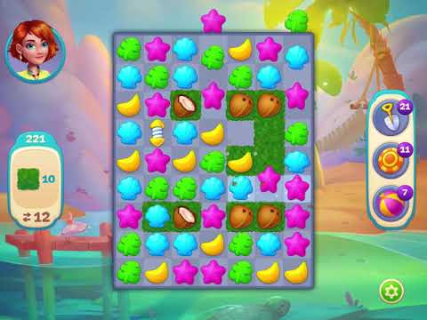 Hawaii Match-3 Mania Level 221 - No Boosters - FULL STORY - CaroGamesNL