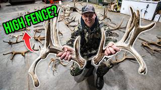 100+ SHEDS IN 1 DAY! | Shed Hunting a High Fence Trophy Ranch