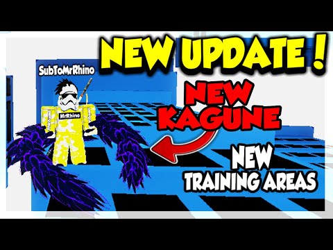 NEW *KAGUNE* UPDATE! NEW TRAINING AREAS, STANDS,CLASSES & MORE IN ANIME FIGHTING SIMULATOR (Roblox)