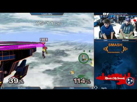 STS17 - Wolven (Samus) vs Den (Fox) - Melee Losers 8ths