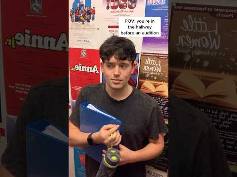 POV: in a hallway before an audition 🗣️ #wicked #musical #broadway #theatre #actor #singing