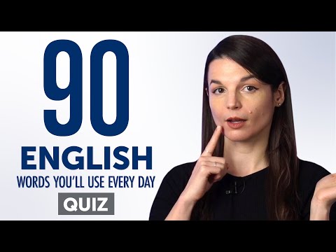 Quiz | 90 English Words You'll Use Every Day - Basic Vocabulary #49