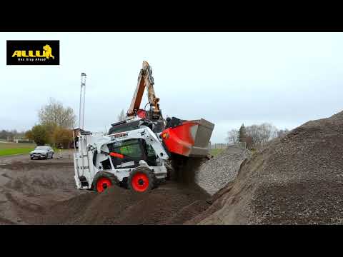 Godet cribleur compact, conçu pour les engins de 2 à 12 tonnes - ALLU Serie DC et DL_1