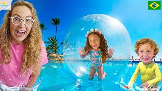 TUDO QUE FIZEMOS EM UM RESORT NO NORDESTE - FAMÍLIA BELLA E LUCCA SHOW