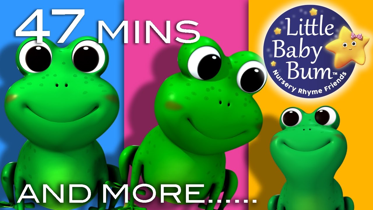 Five Little Speckled Frogs + More | Nursery Rhymes for Babies by LittleBabyBum