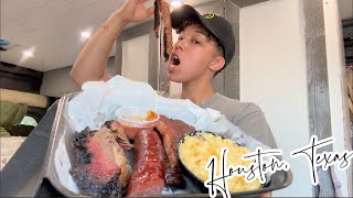 Trying Houston's Best BBQ | #vanlife #food #foryou