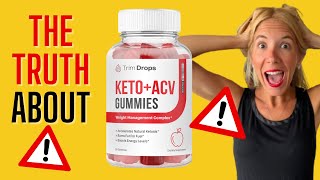 TRIM DROPS KETO + ACV GUMMIES REVIEW–Does Trim Drops Keto+ACV Gummies Really Work Keto ACV Gummies