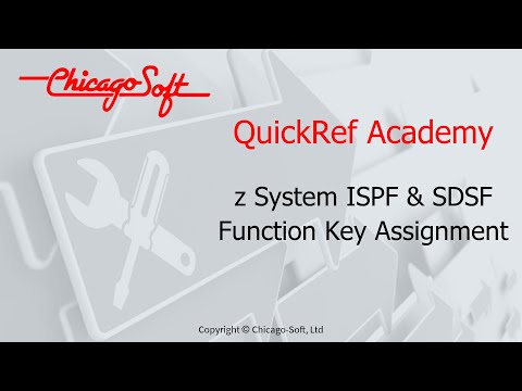 QuickRef Academy - z System ISPF & SDSF Function Key Assignment