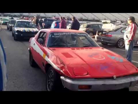 Team Zima end of Race - 2014 Halloween Hooptiefest